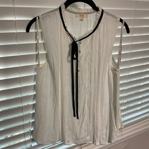 Light sleeveless blouse